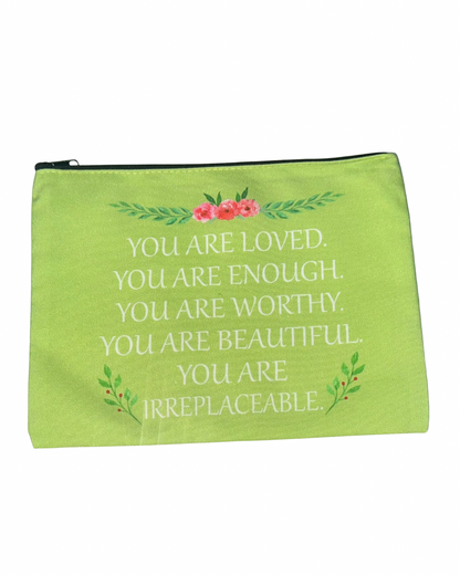 POWHERFUL AFFIRMATION MAKEUP BAG